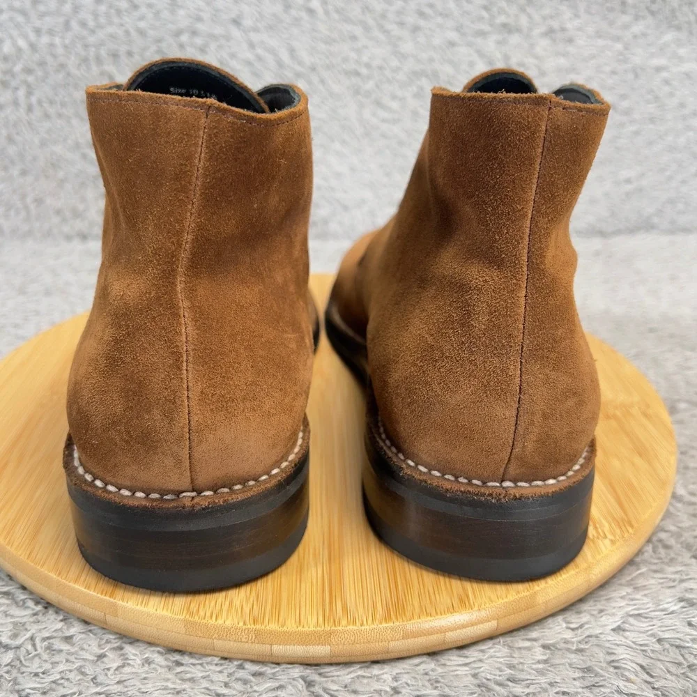 Thursday Boot Co Scout Suede Chukka Boots Mens 10.5 Cognac Brown Handcrafted